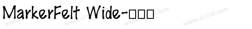 MarkerFelt Wide字体转换